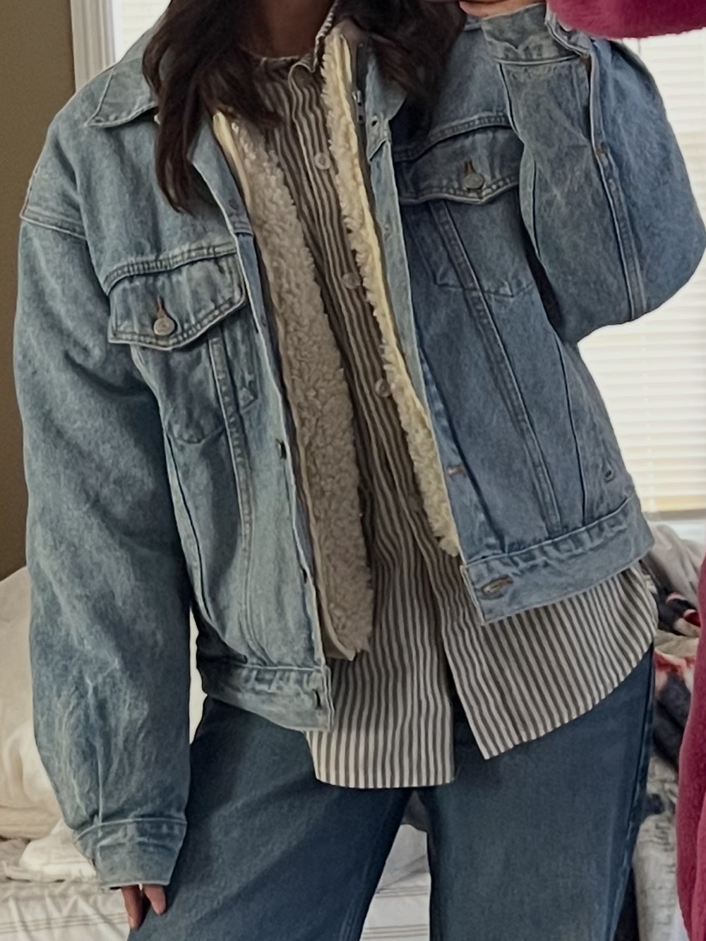 Levi's Light Blue Denim Jacket with double layer